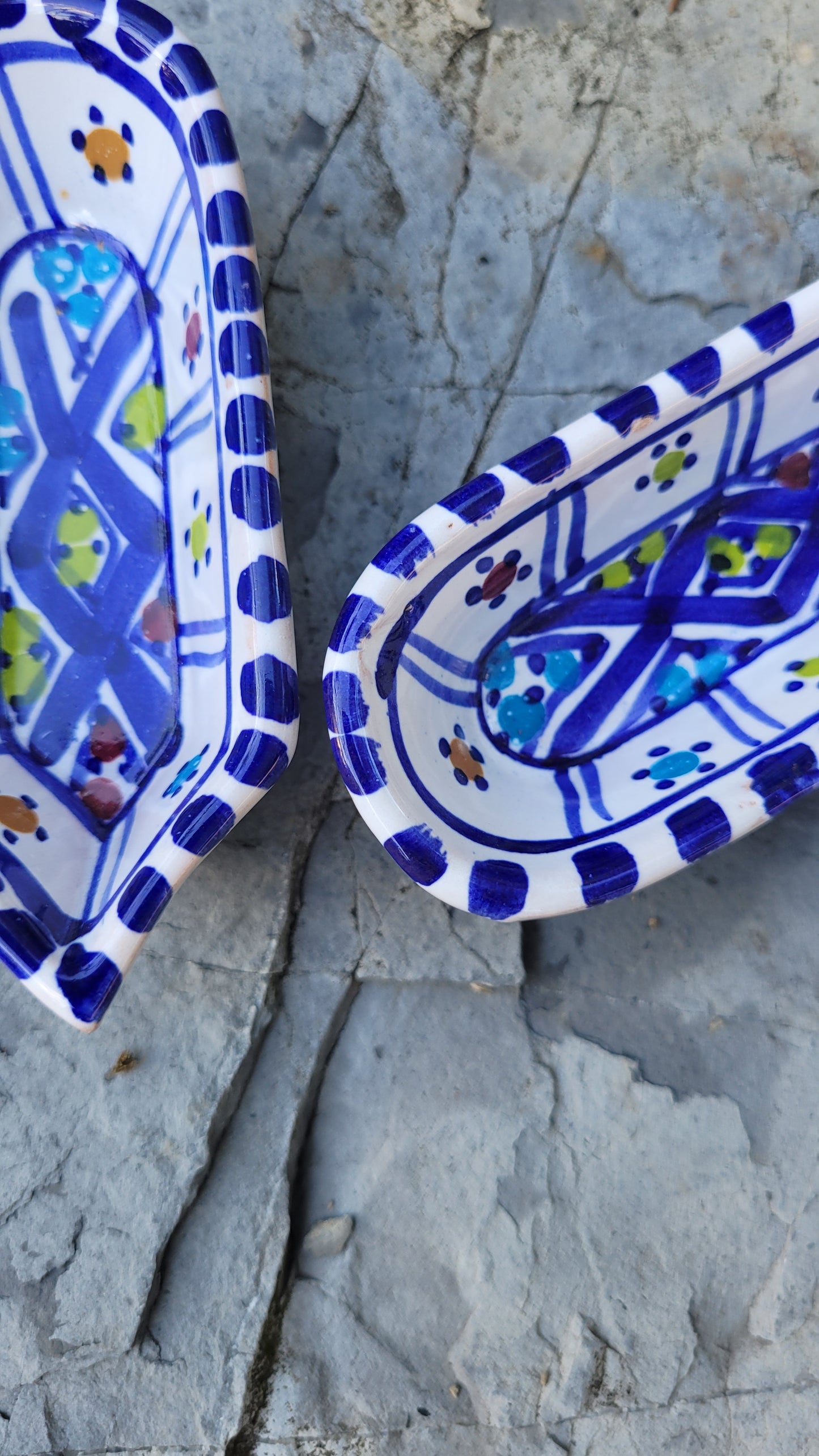 Hand Painted Ceramic Serving Bowl