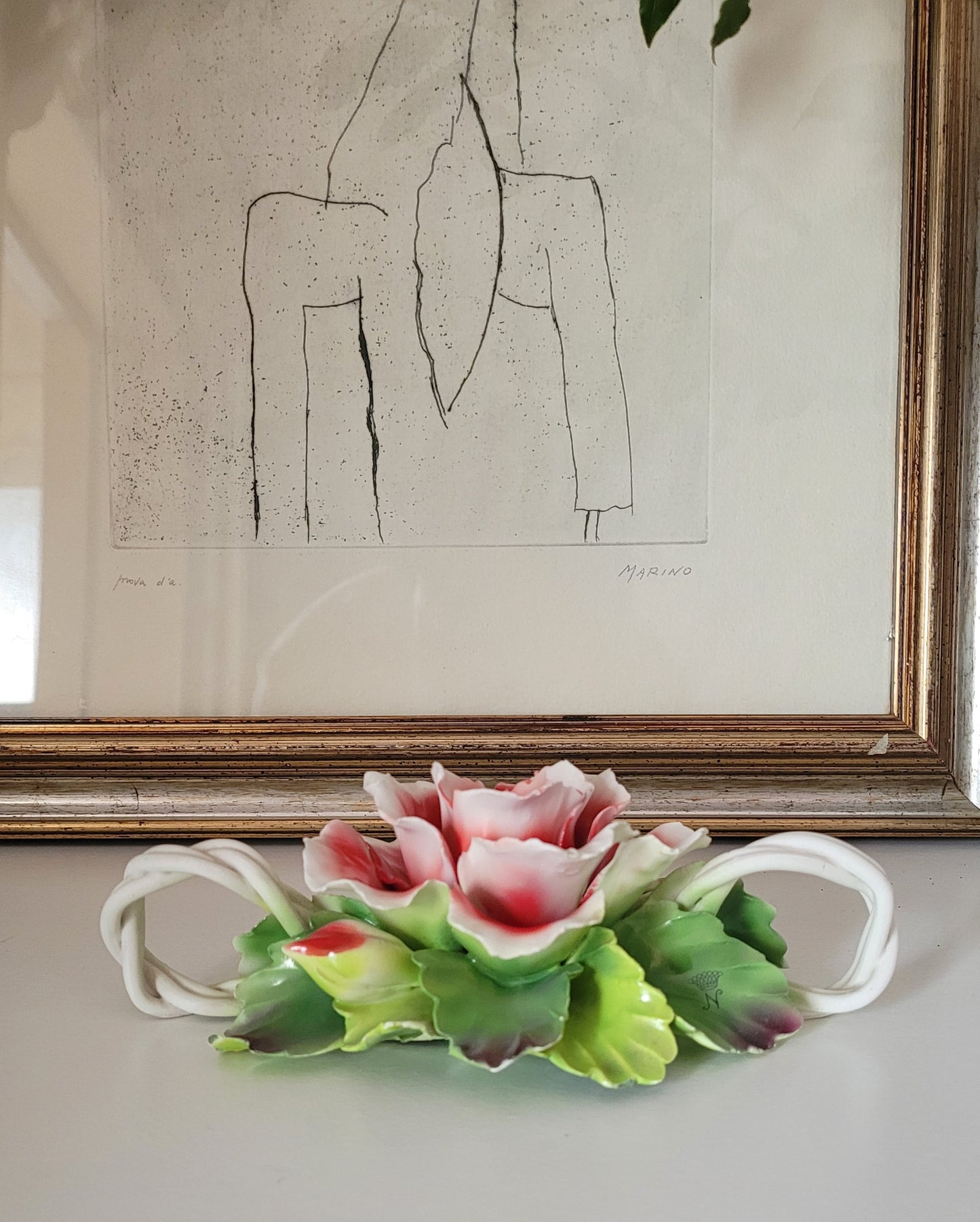 Capodimonte Candle Holder