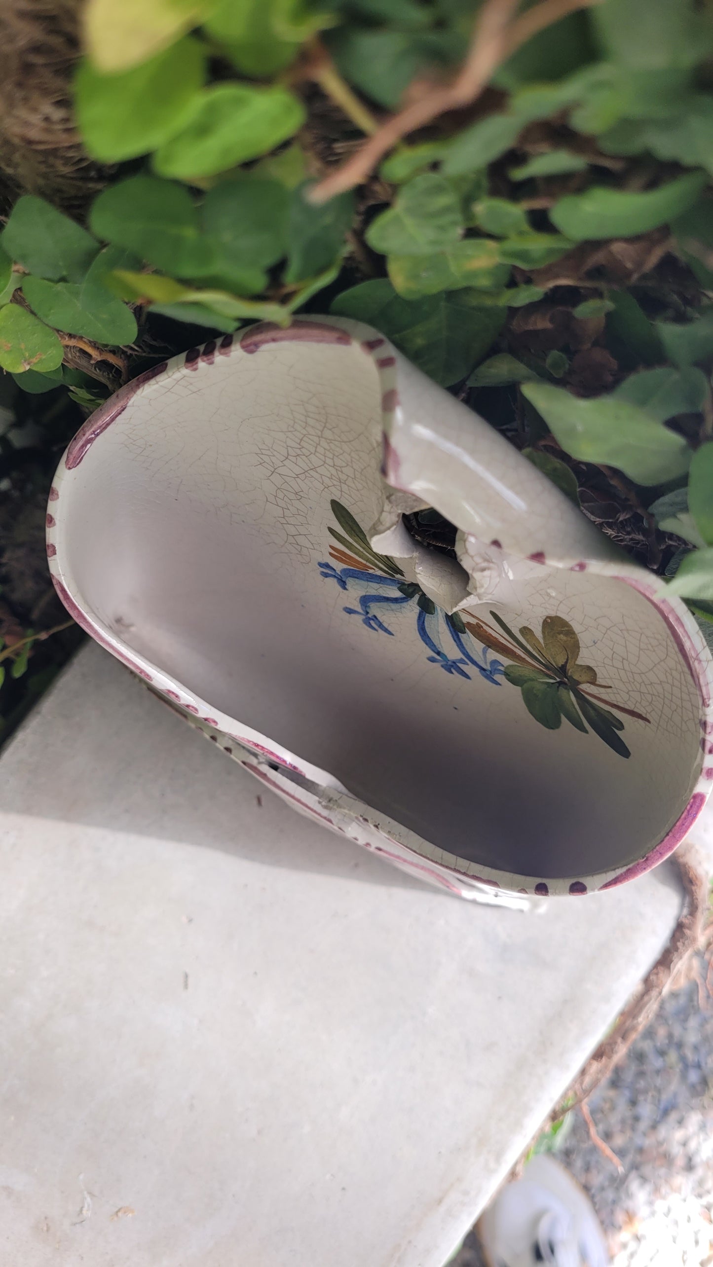 1960s Handmade Ceramic Letter Tray