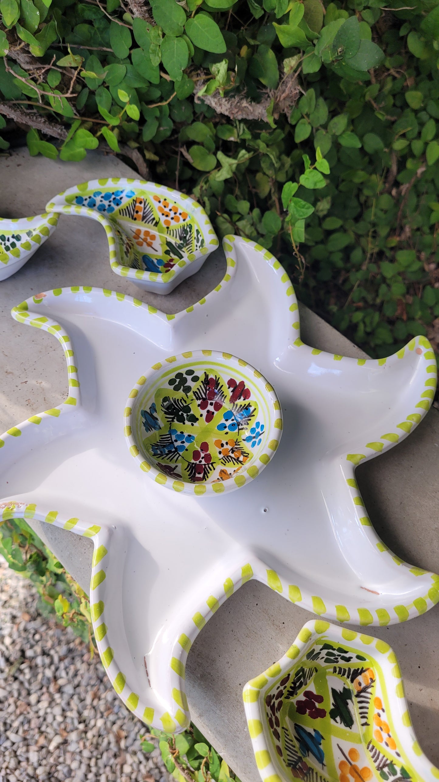 Ceramic Hand Painted Serving Bowl