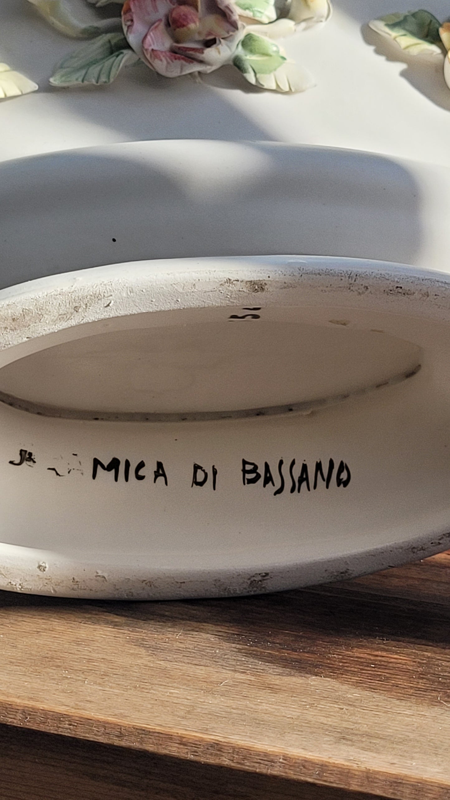 Venetian Ceramic Bowl made in Bassano, Italy