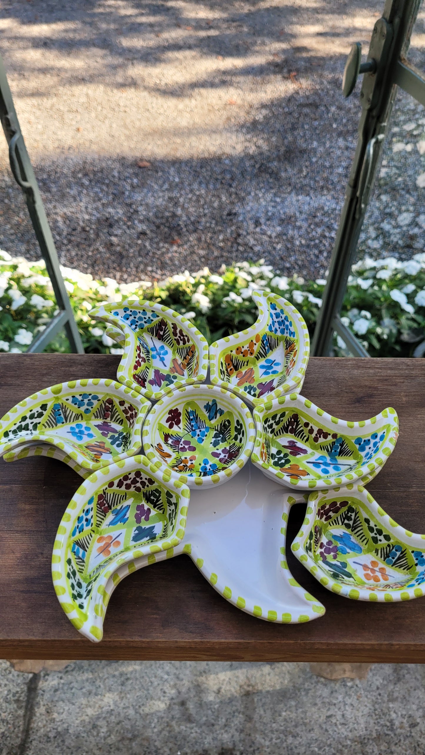 Ceramic Hand Painted Serving Bowl