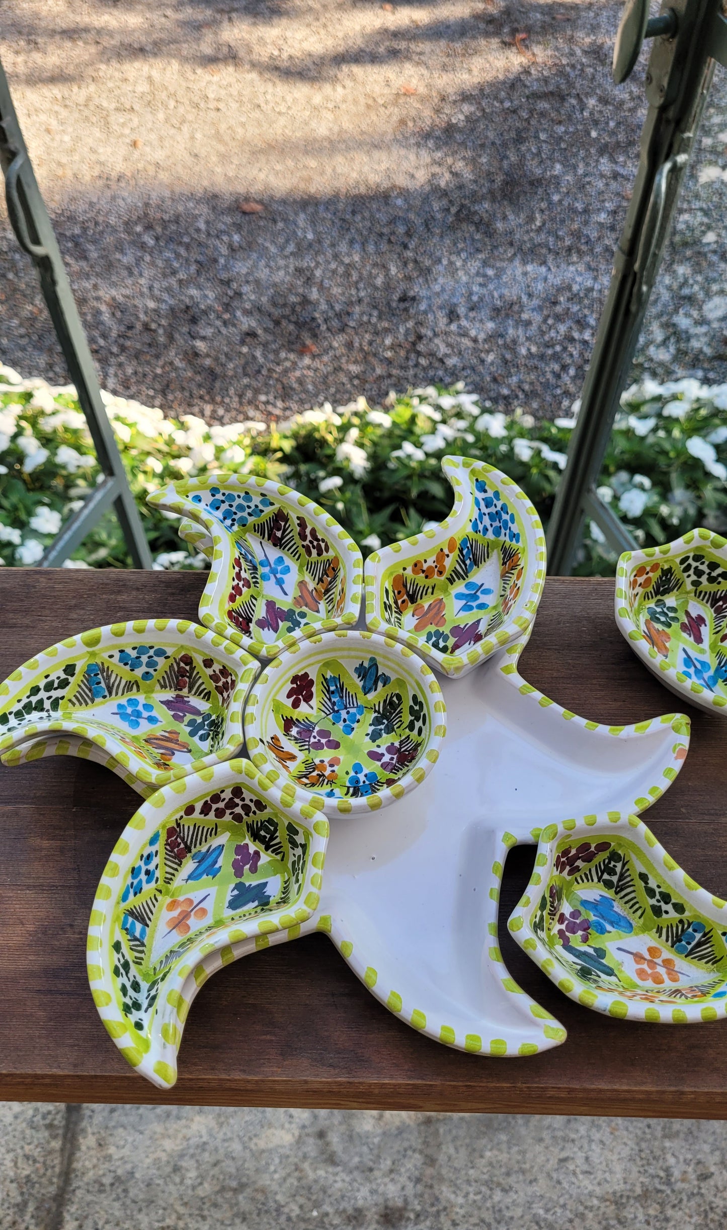 Ceramic Hand Painted Serving Bowl