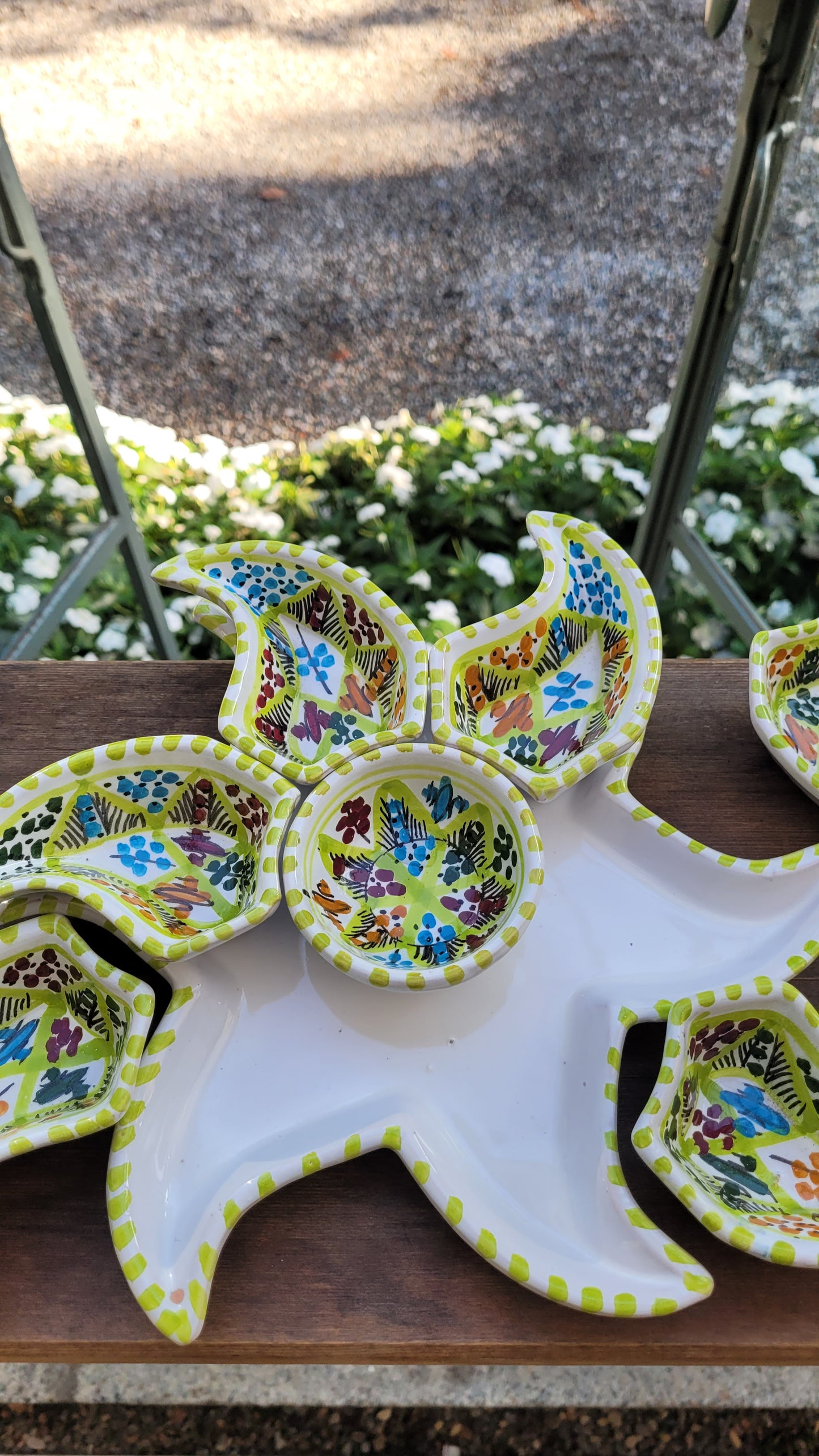 Ceramic Hand Painted Serving Bowl