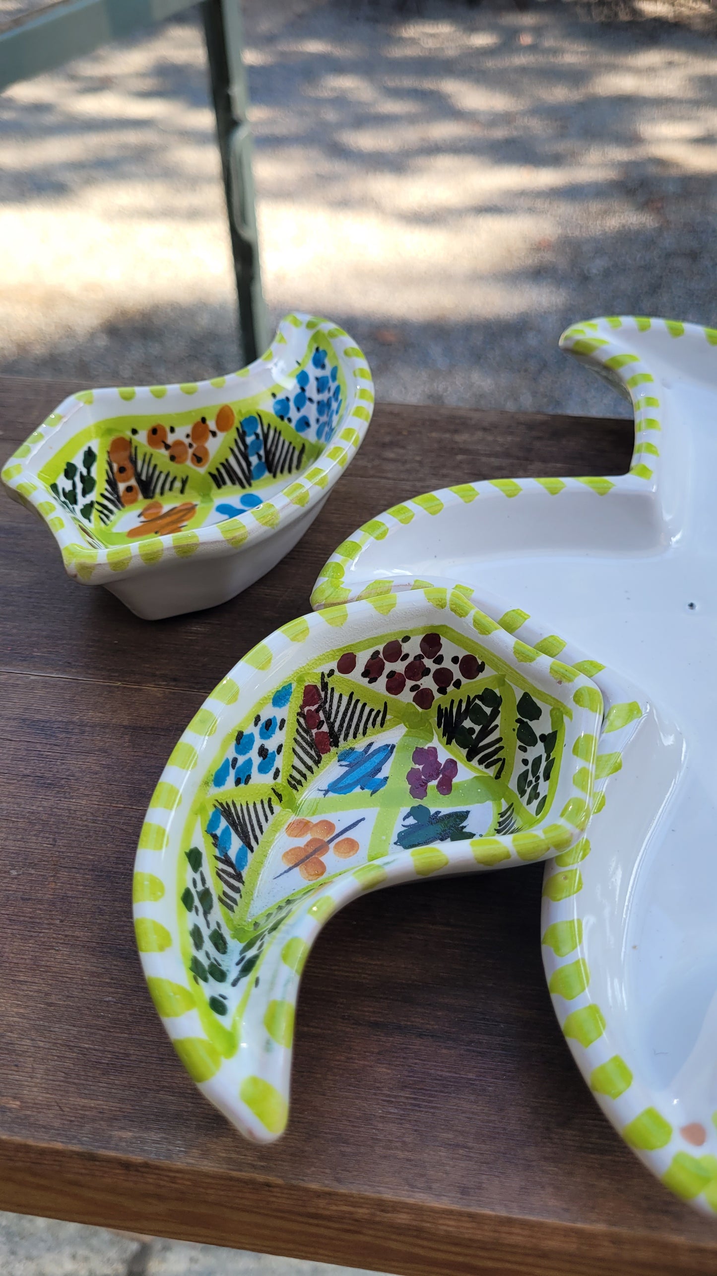 Ceramic Hand Painted Serving Bowl